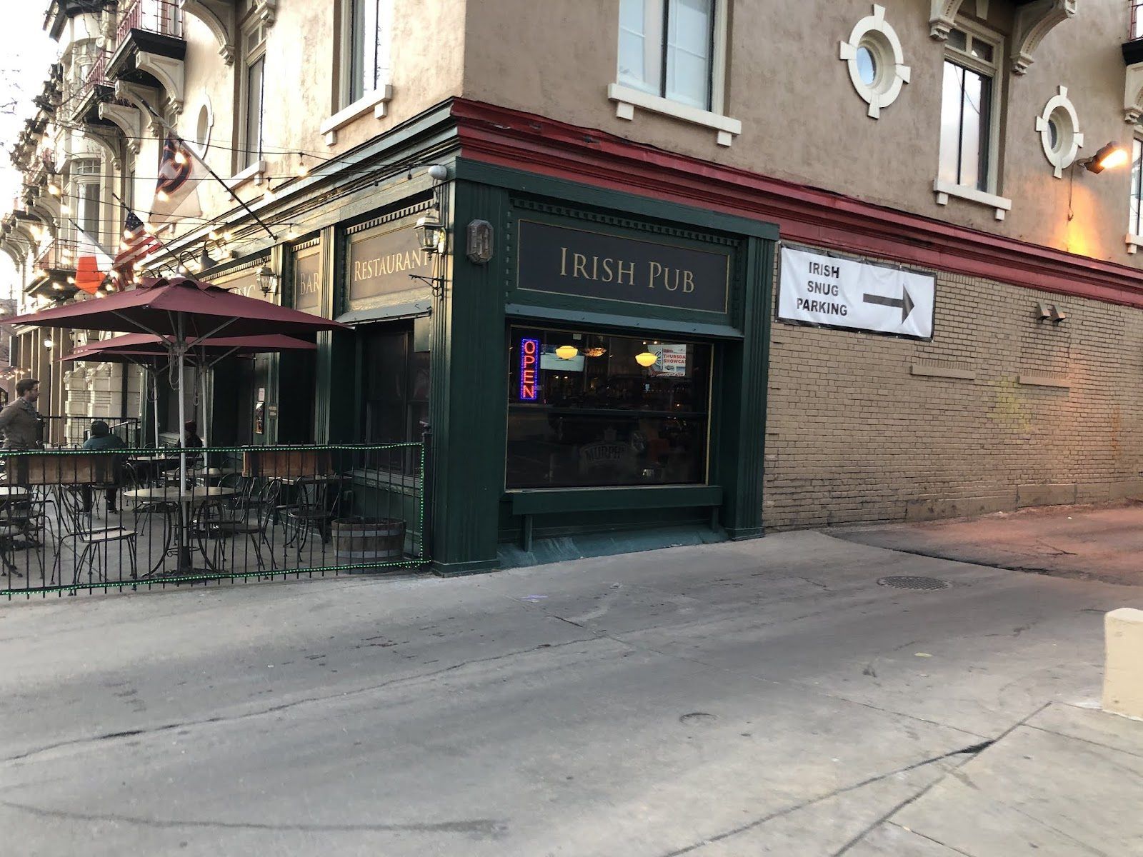 The Irish Snug Denver bar interior