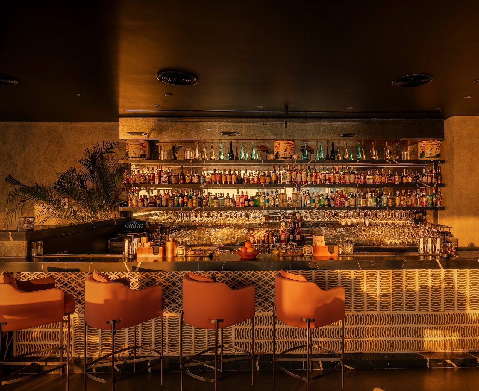 Attiko at W Dubai Dubai bar interior