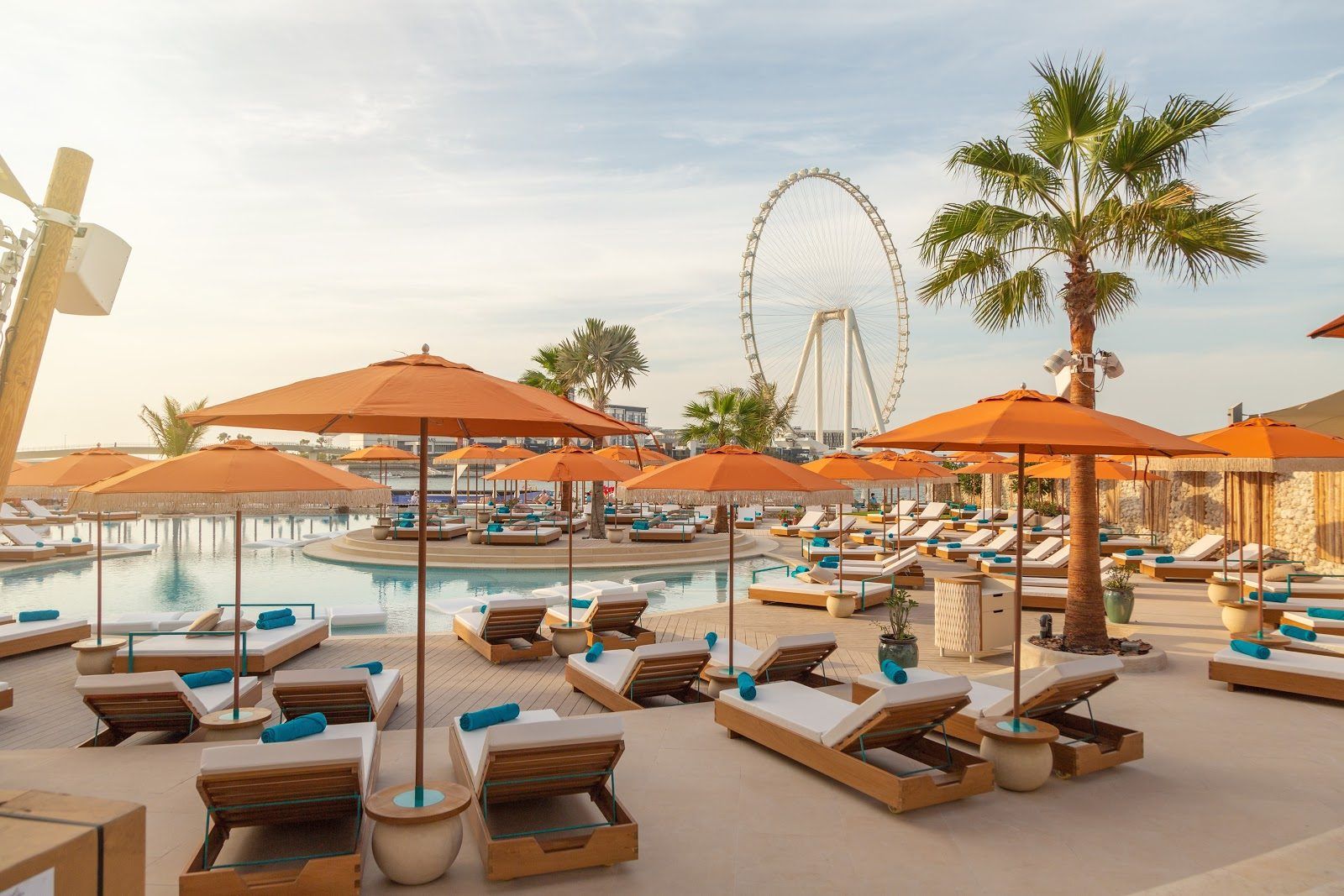 Bla Bla Beach Club Dubai bar interior