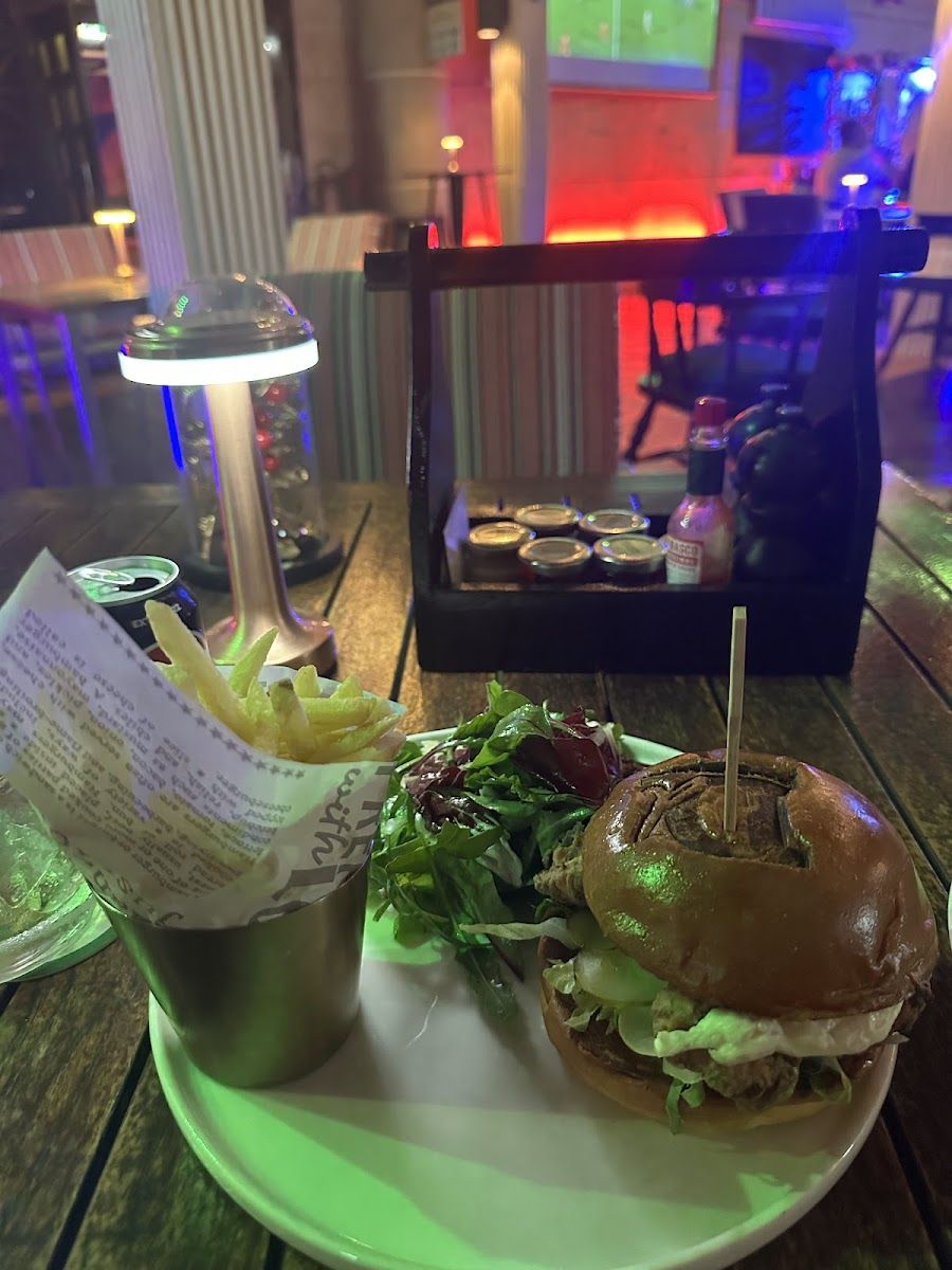 Double Decker cocktail at the bar