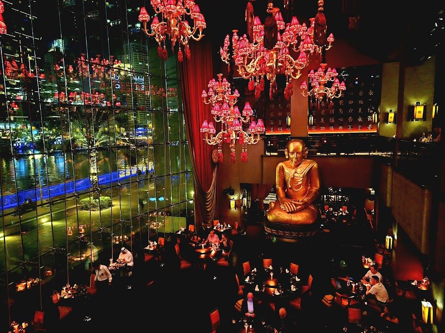 Buddha Bar Dubai cocktail at the bar