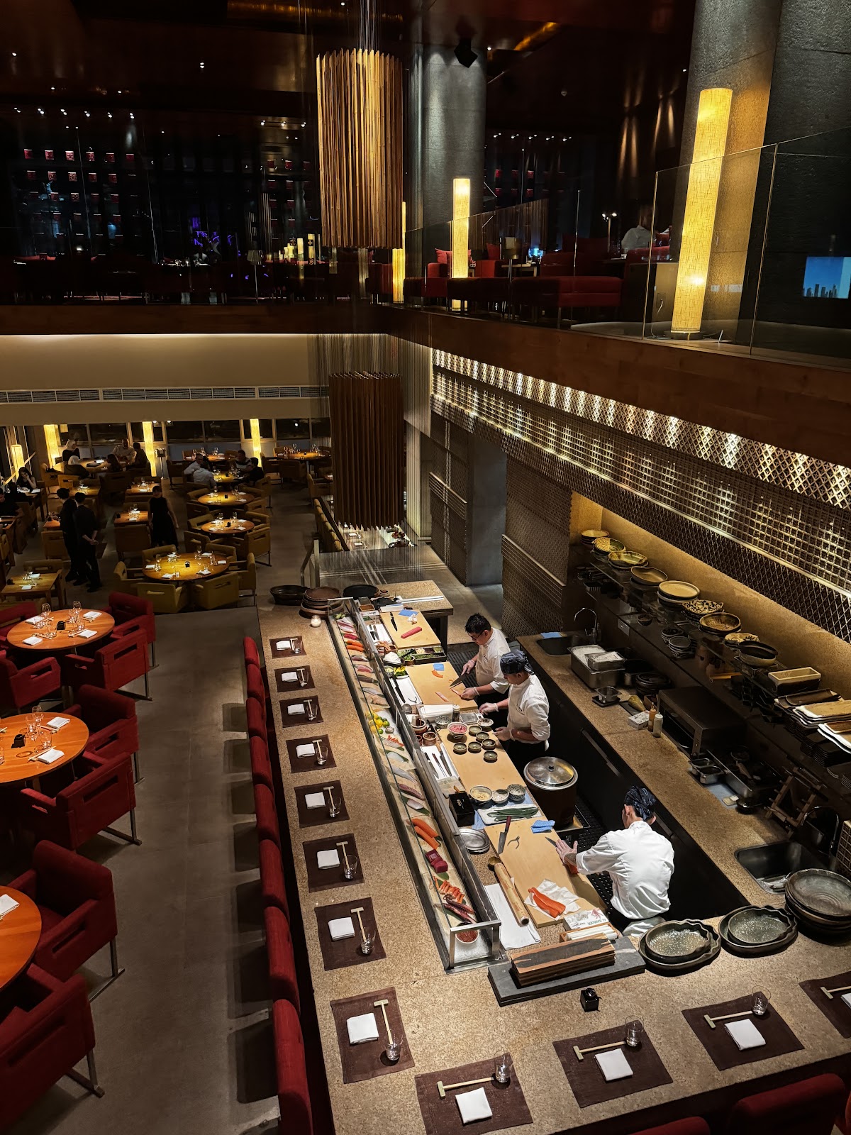 Zuma Bar Dubai cocktail at the bar