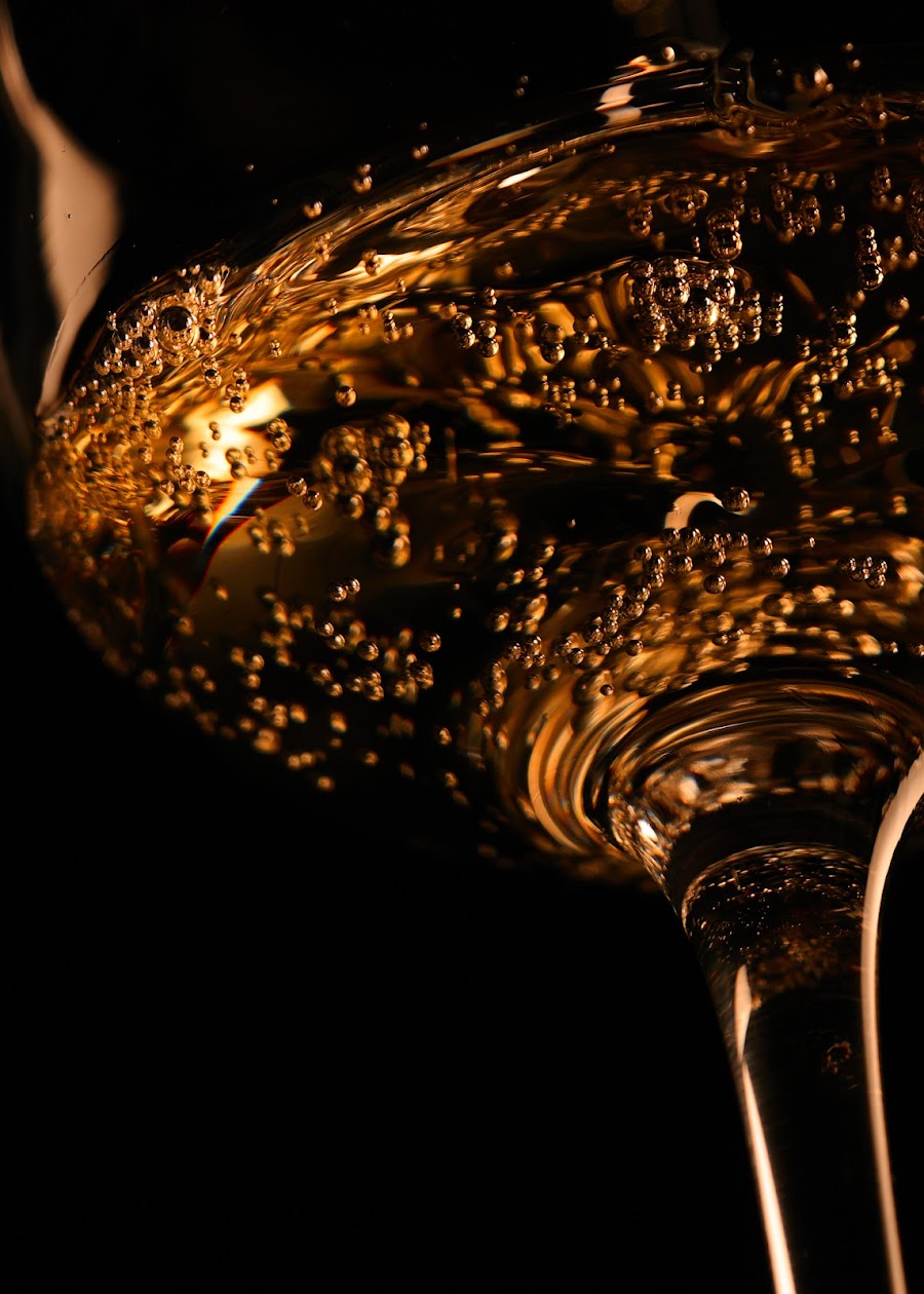 Galaxy Bar molecular cocktail close-up