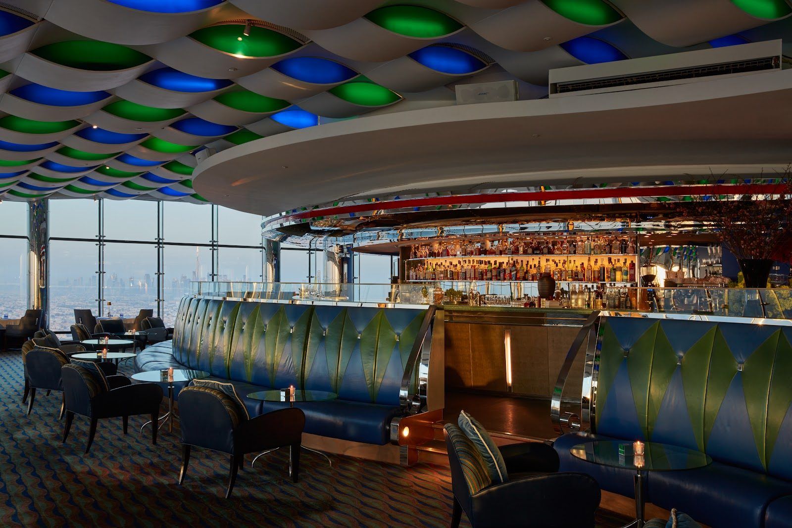 Skyview Bar at Burj Al Arab Dubai bar interior