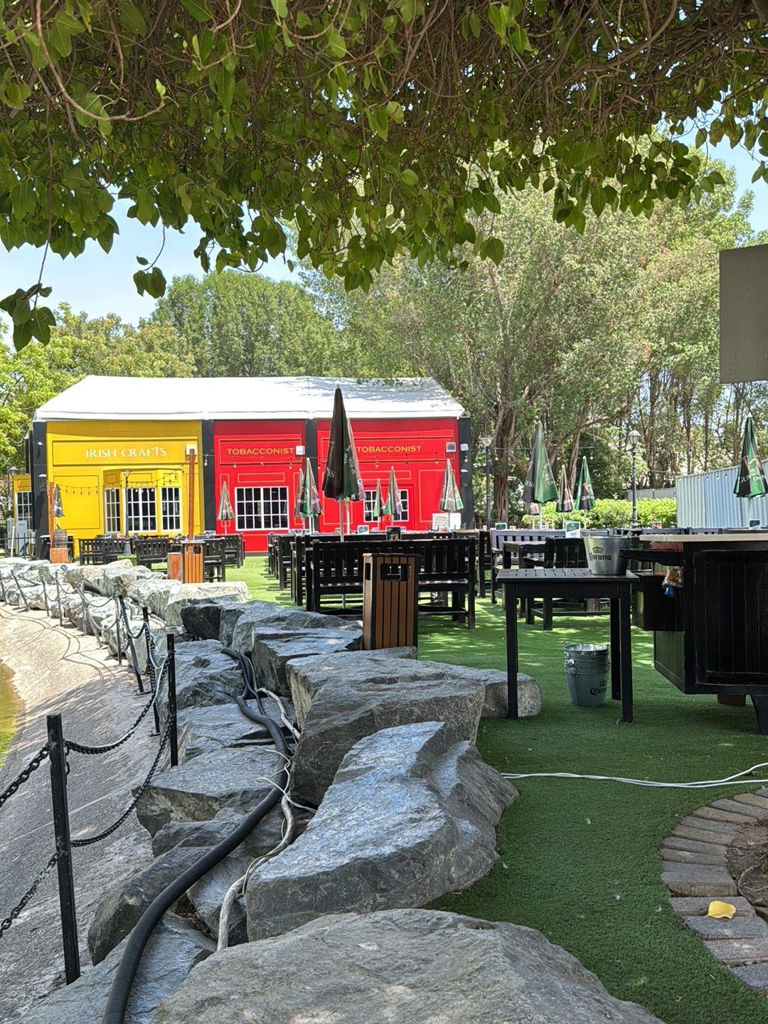 The Irish Village Dubai bar interior