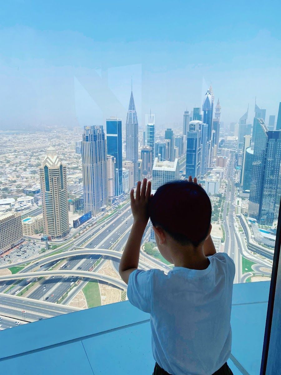 The Sky View Burj Khalifa Bar Dubai interior