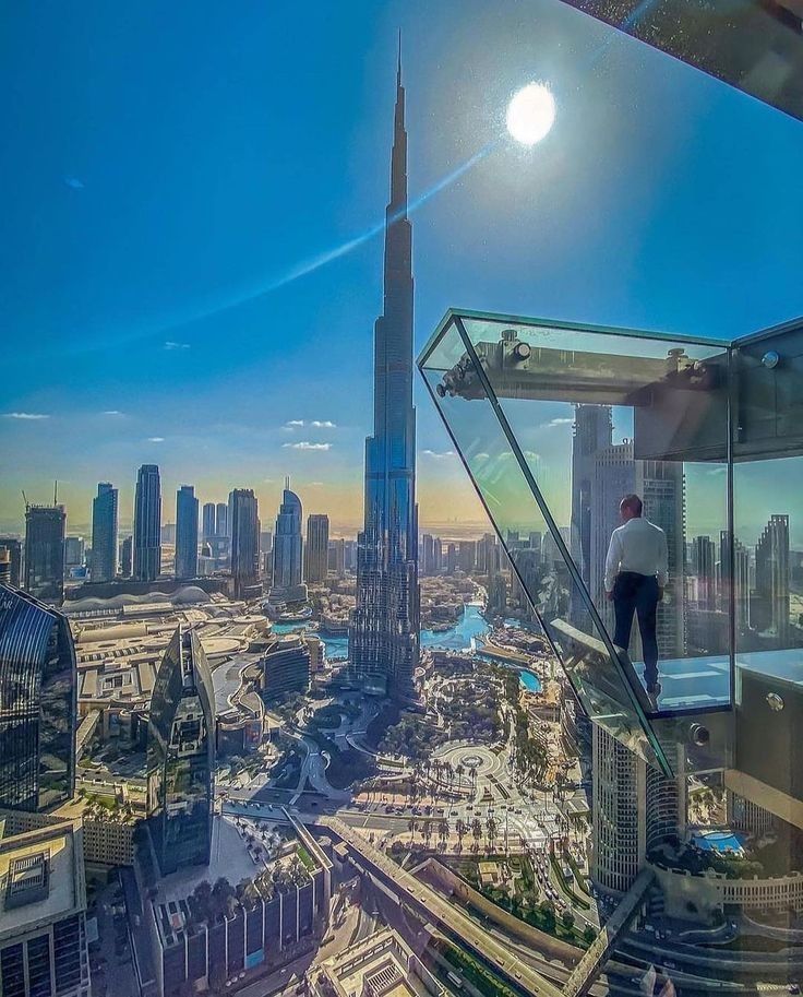 The Sky View Burj Khalifa Bar Downtown atmosphere