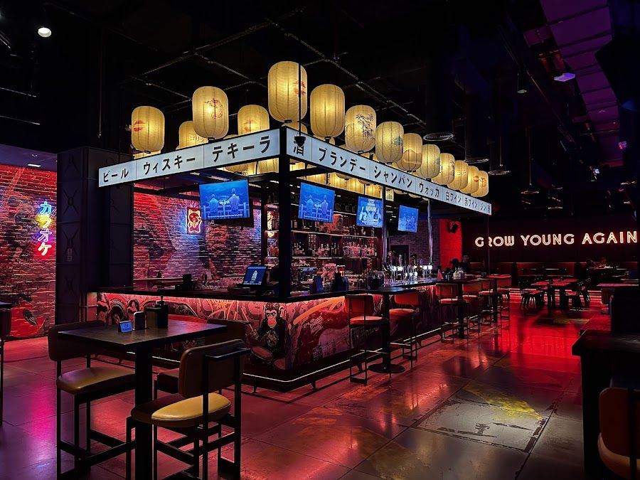 Twisted Monkey Dubai interior