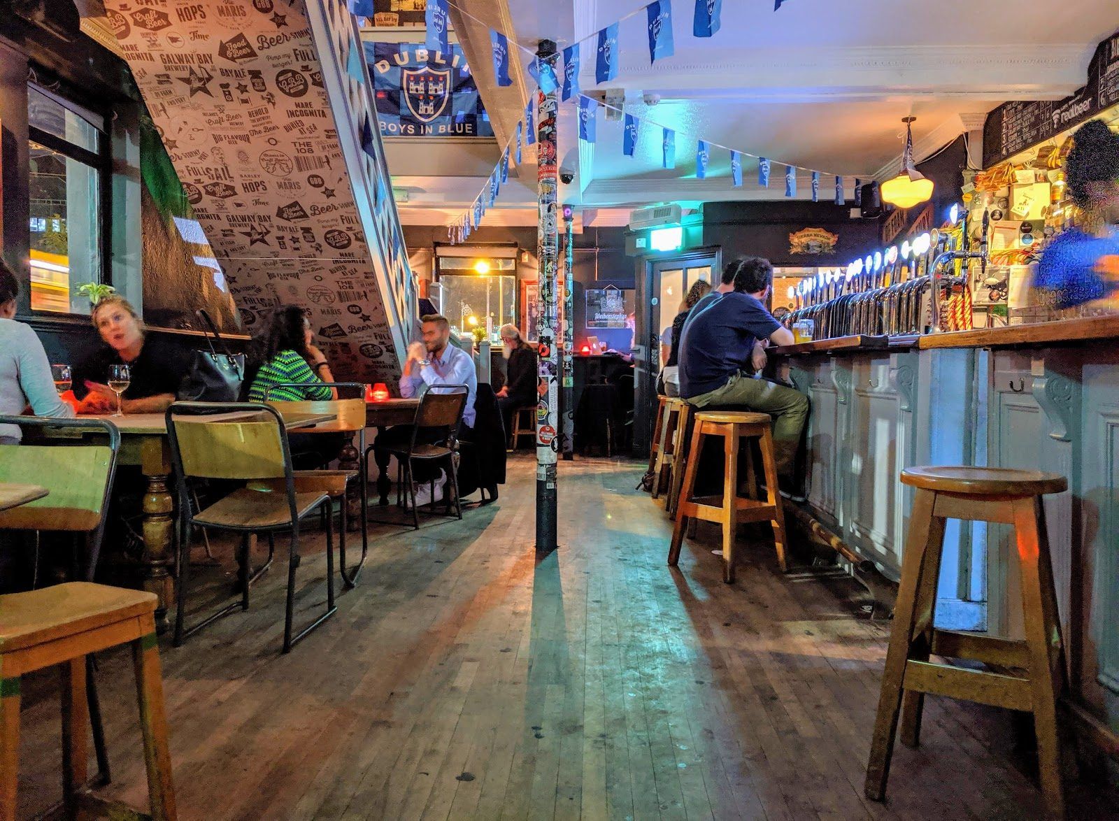 The Brew Dock Dublin bar interior