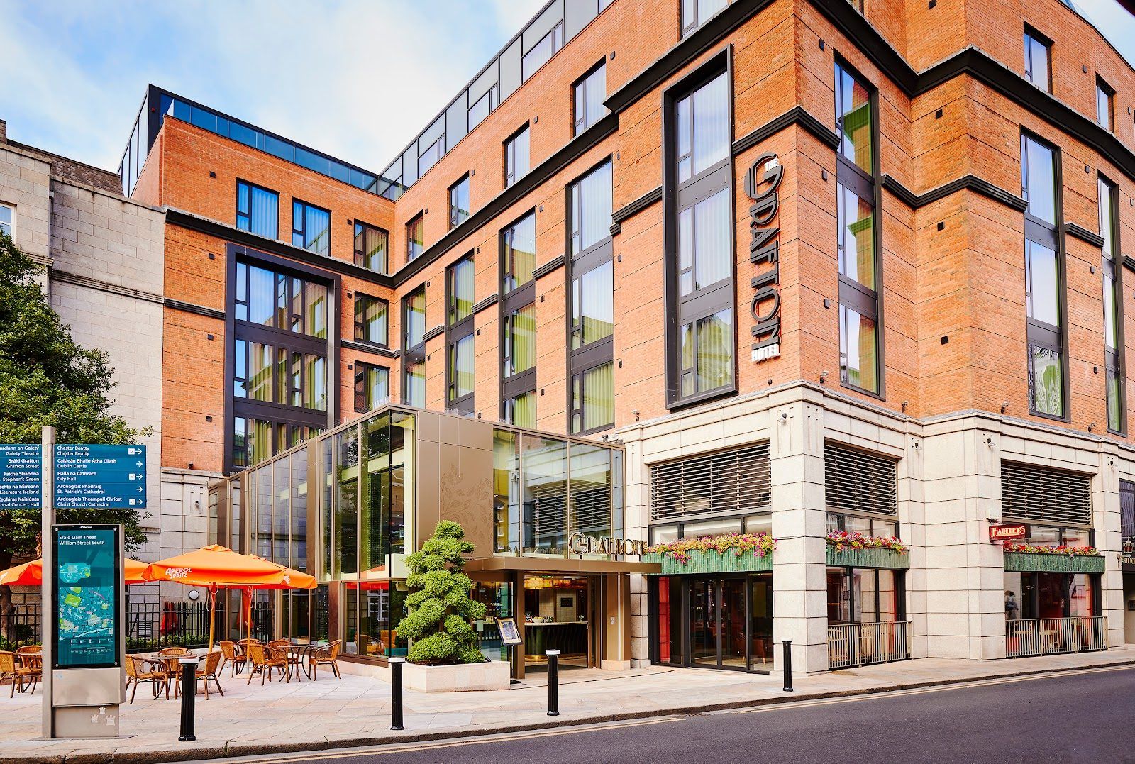 The Grafton Hotel Garden Bar Dublin bar interior