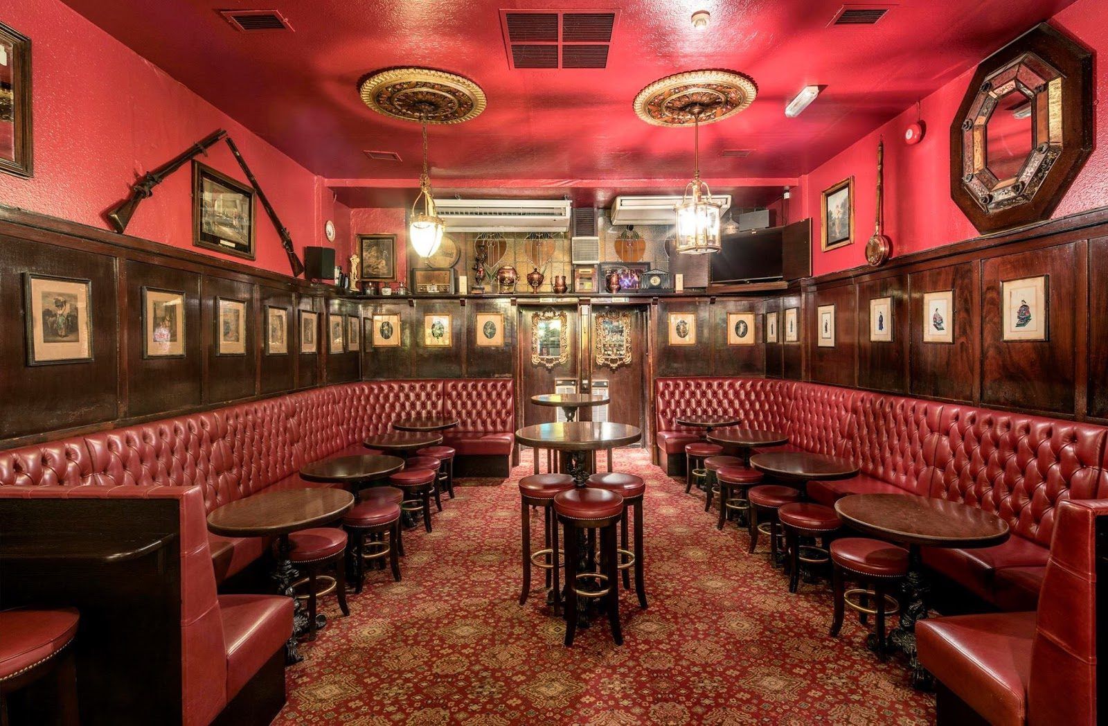 The Long Hall Dublin bar interior