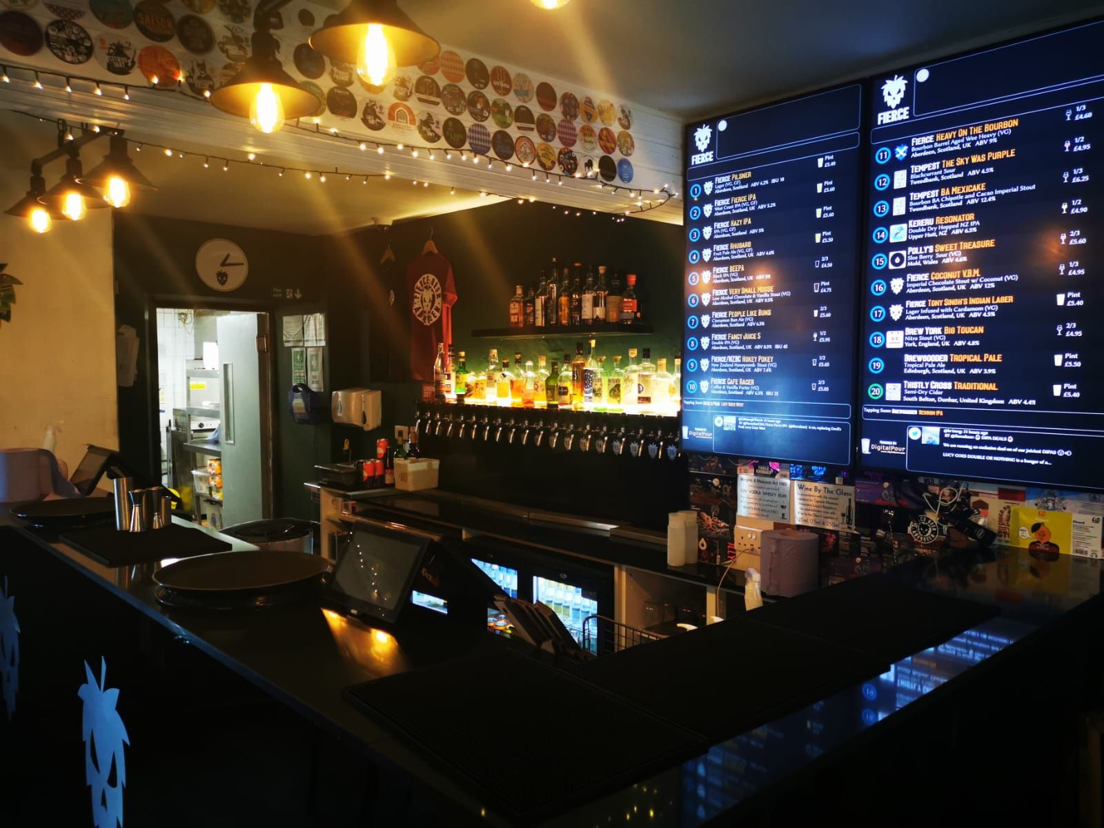 Fierce Beer Edinburgh Edinburgh bar interior