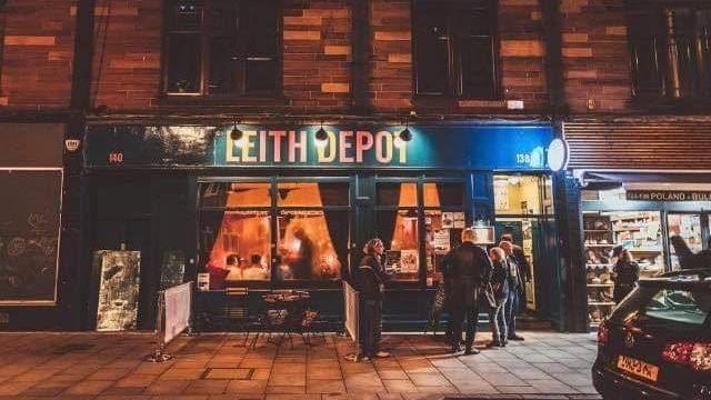 Leith Depot Edinburgh bar interior