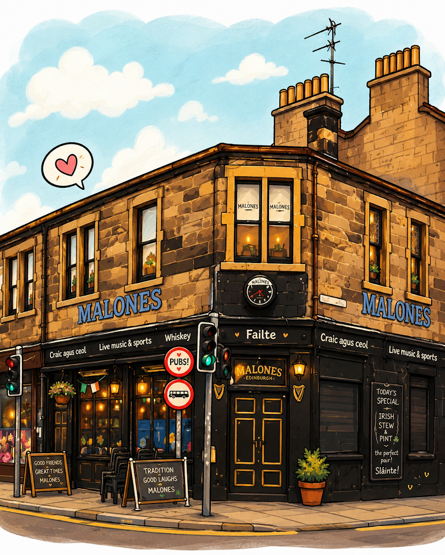 Malones Irish Bar, Edinburgh