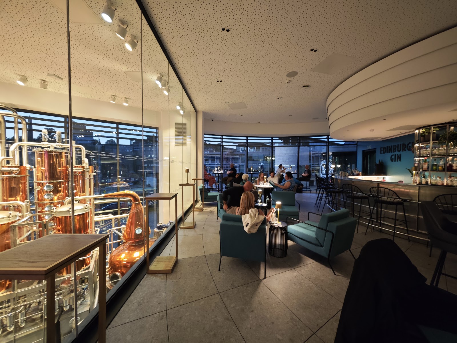 Rooftop Garden Bar at Edinburgh Gin, Edinburgh