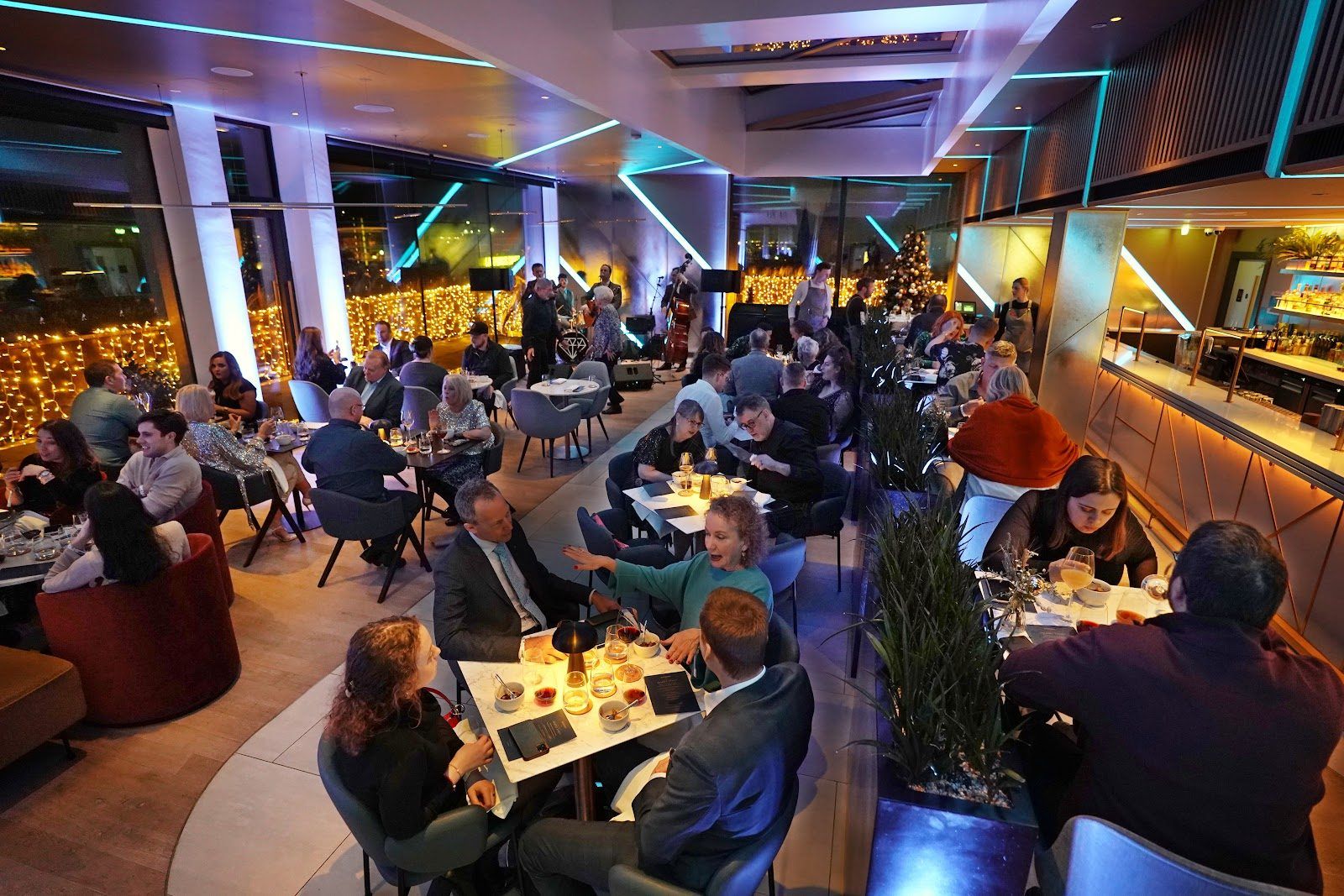 The Roof at Cheval Edinburgh bar interior
