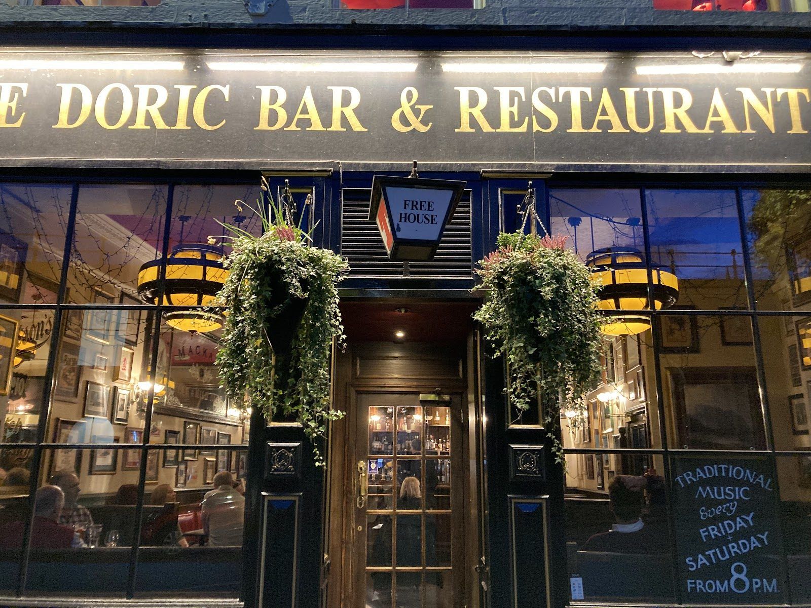 The Doric Edinburgh bar interior