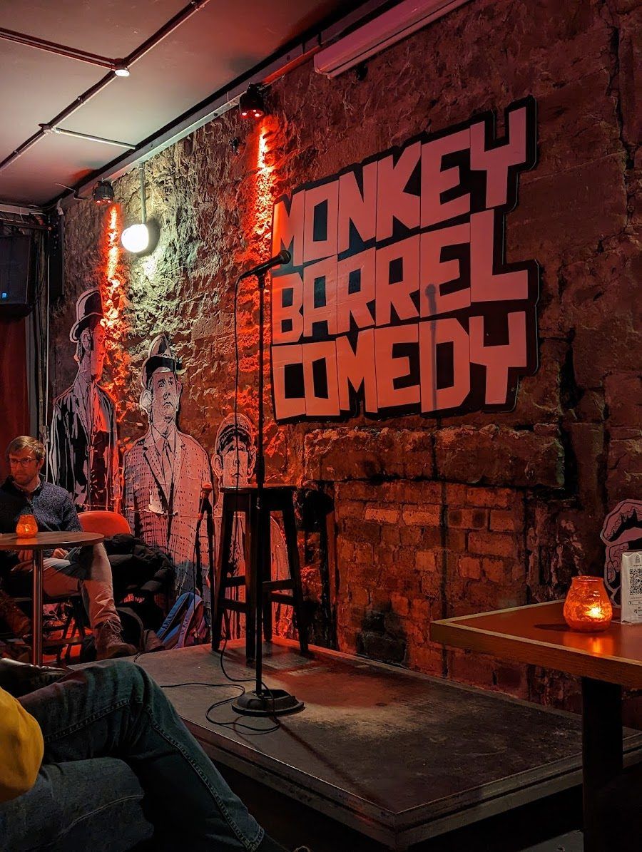 The Monkey Barrel Comedy Bar cocktail at the bar