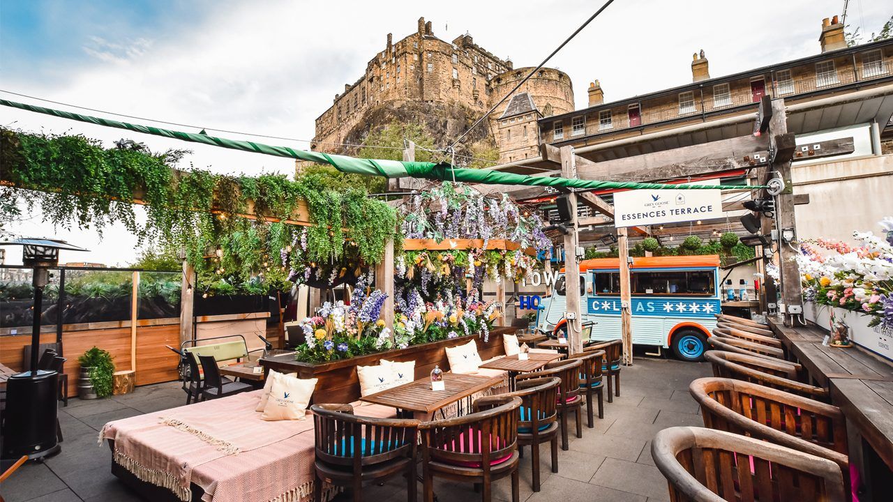 Cold Town House Rooftop Edinburgh bar interior