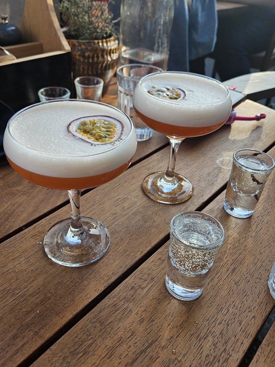 Cold Town House Rooftop cocktail at the bar