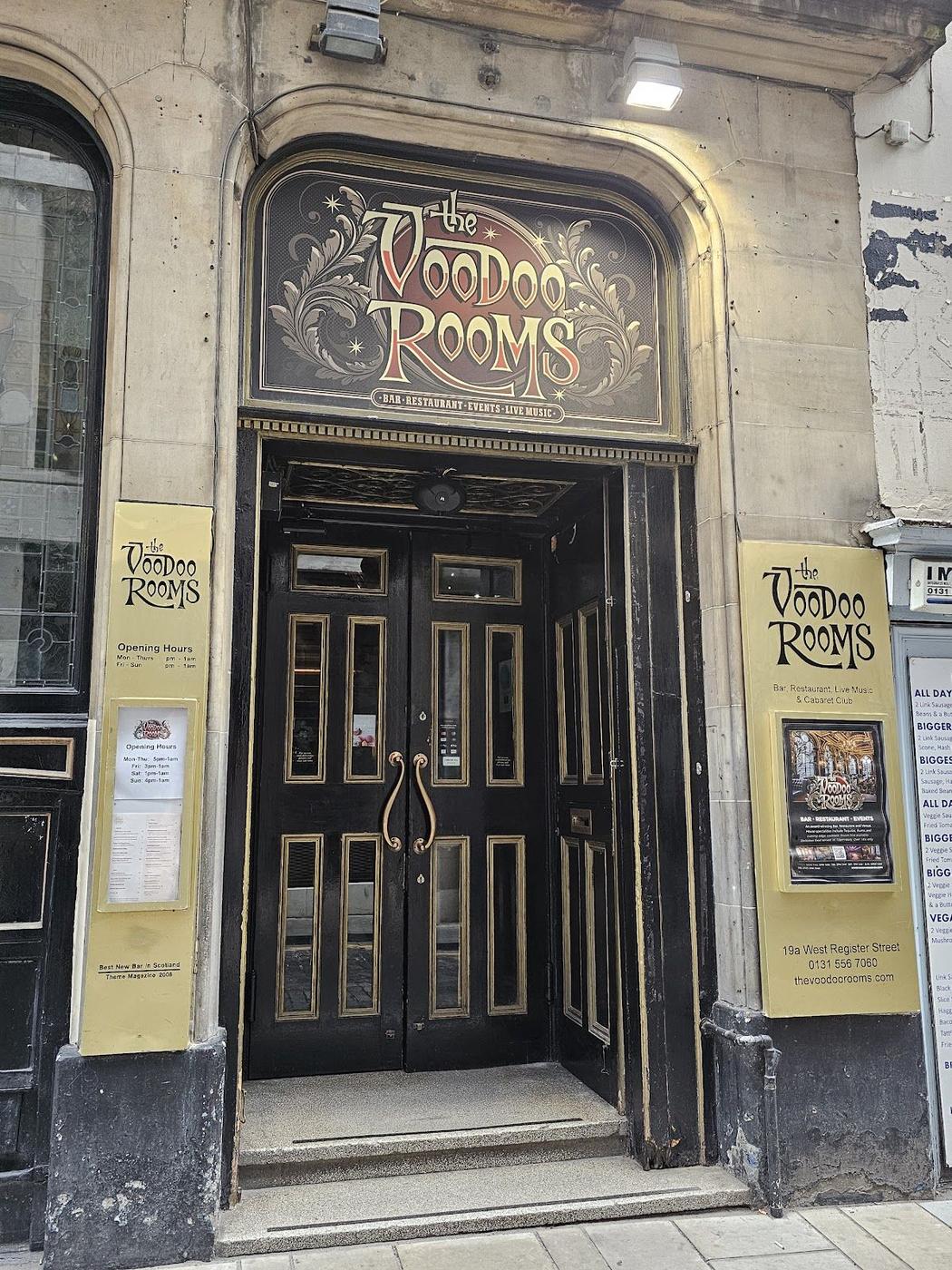 The Voodoo Rooms, Edinburgh