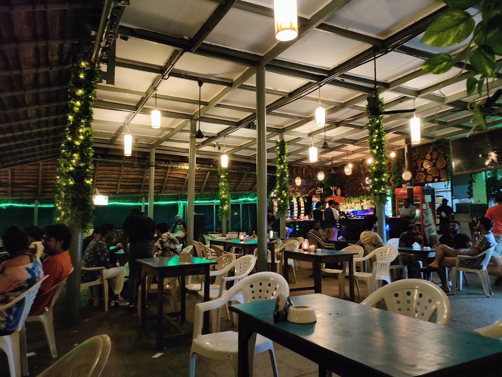 Curlies Beach Shack Goa bar interior