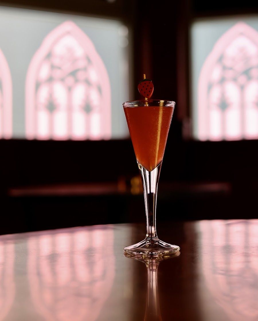The Chug Club cocktail at the bar