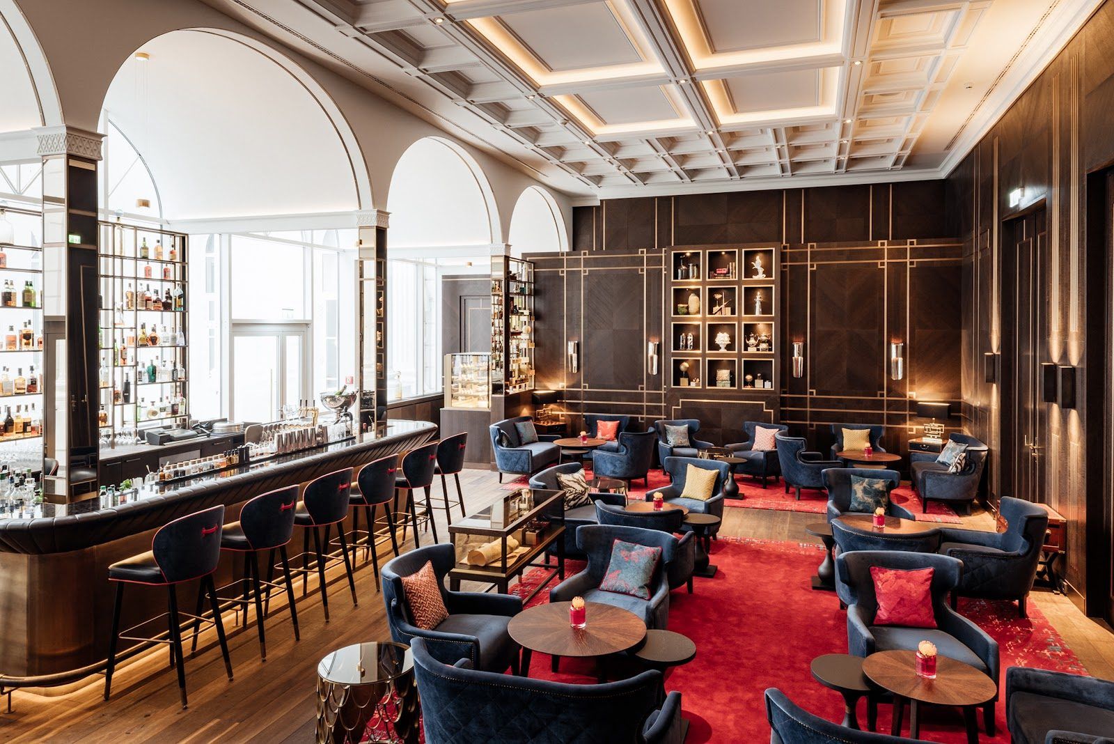 The London Bar at Atlantic Hotel Hamburg bar interior