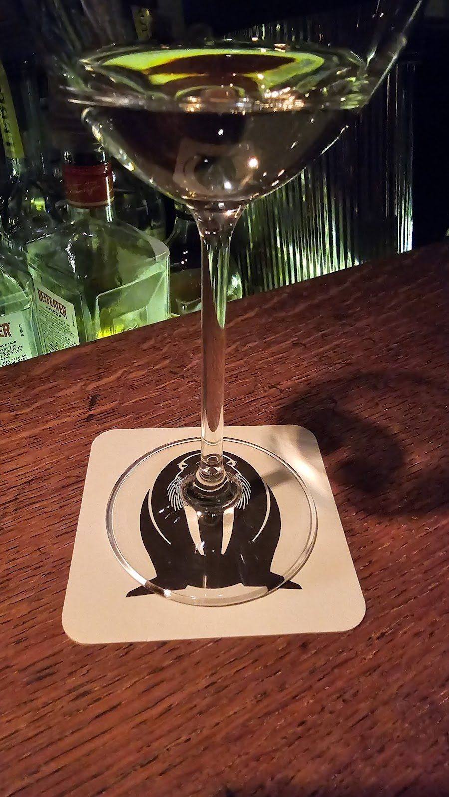 Wohlwill Cocktail Bar cocktail at the bar