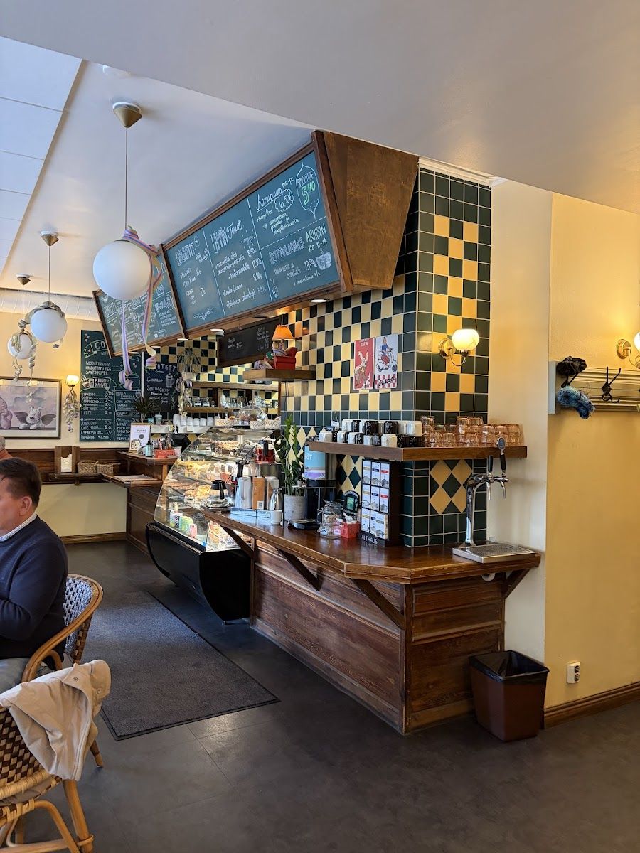 Cafe Tin Tin Tango Helsinki interior