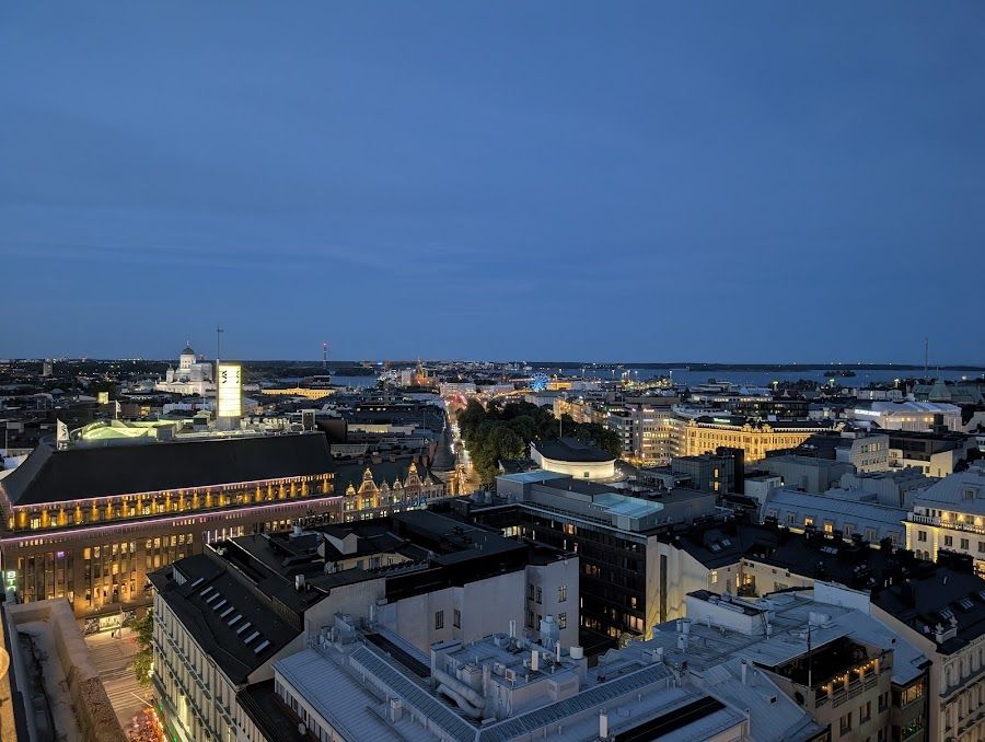Sky Restaurant Rooftop Centrum atmosphere