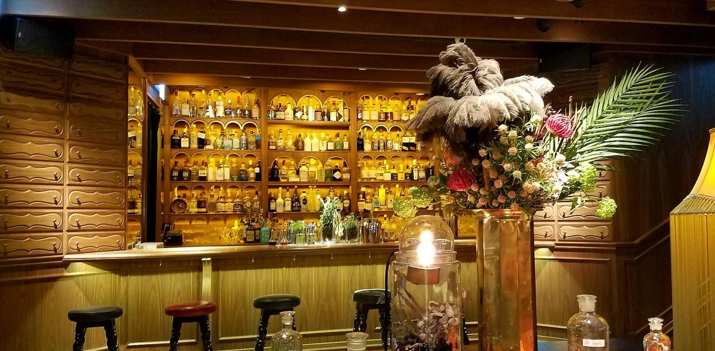 Dr. Fern's hidden speakeasy entrance