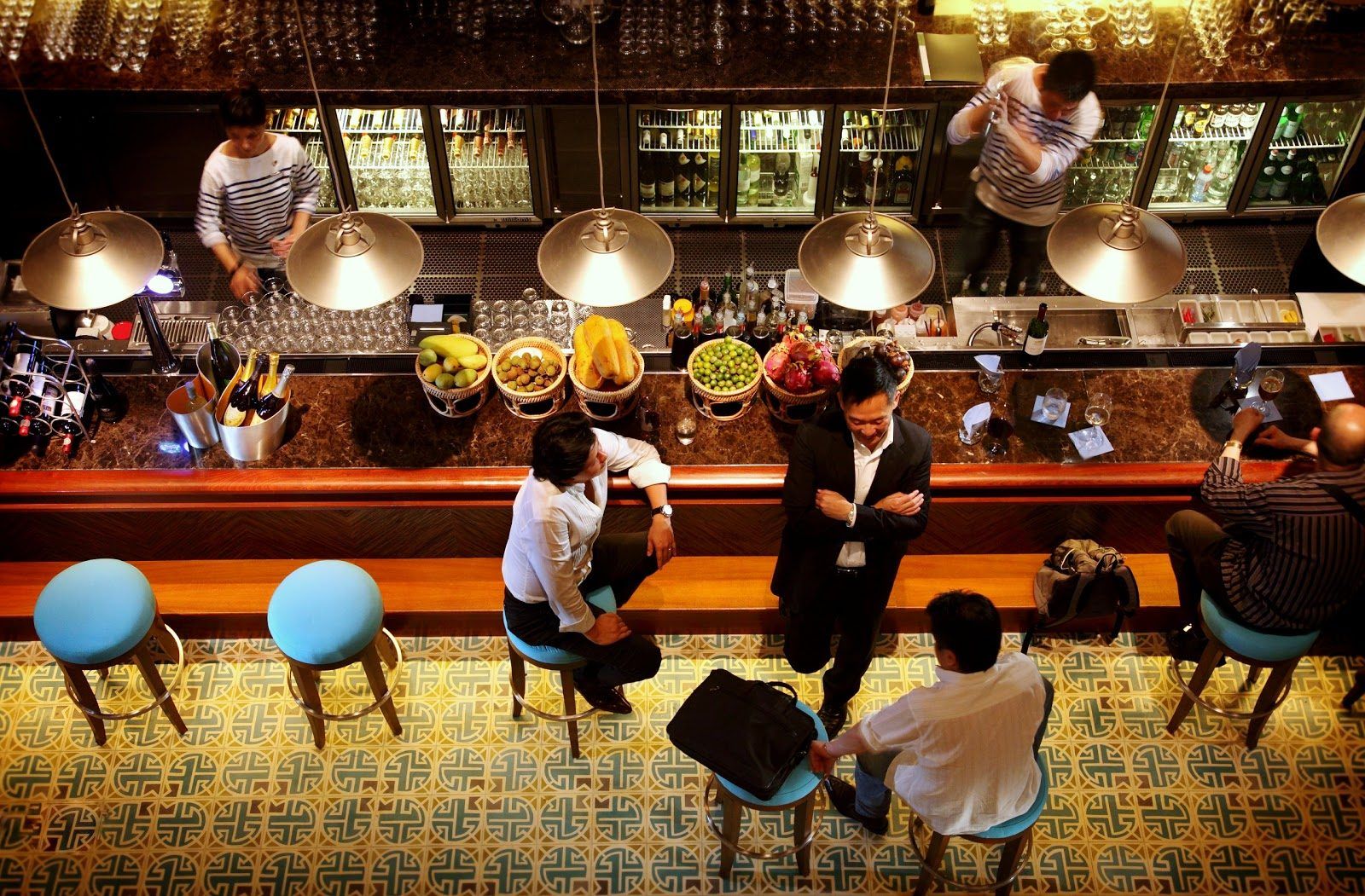 EyeBar at iSquare Hong Kong bar interior
