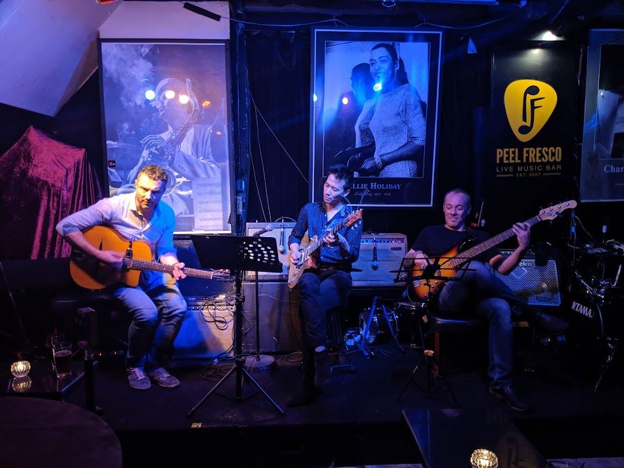 Peel Fresco Music Lounge cocktail at the bar