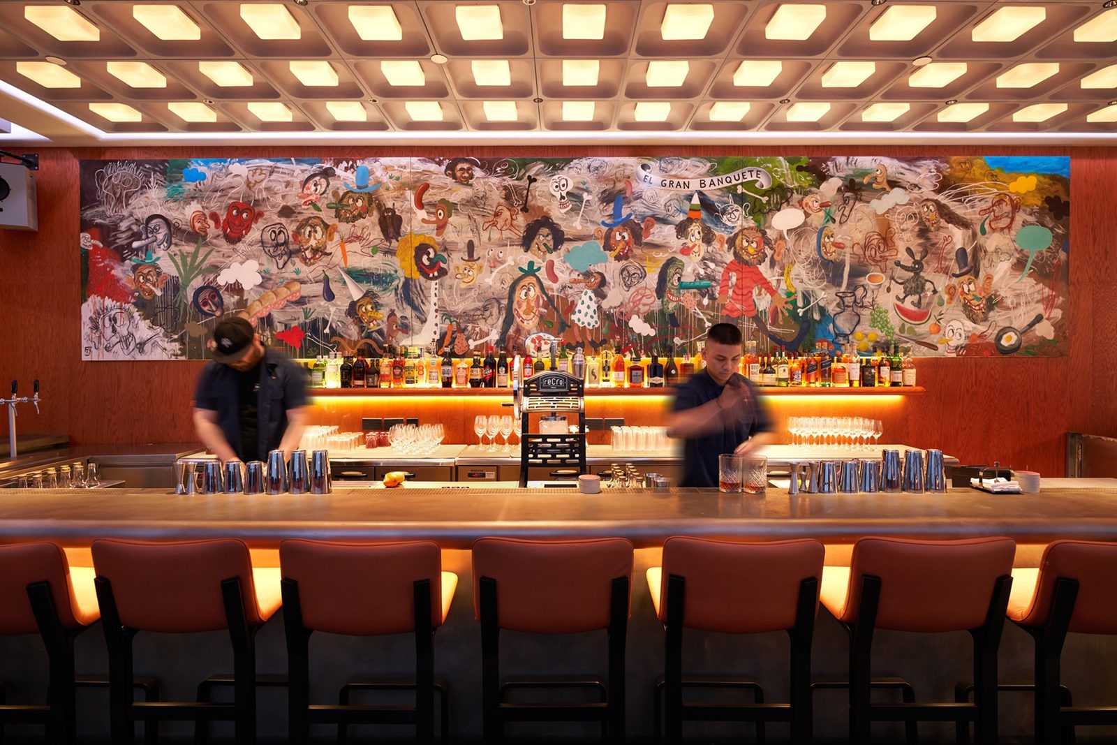 Publico Rooftop Hong Kong bar interior