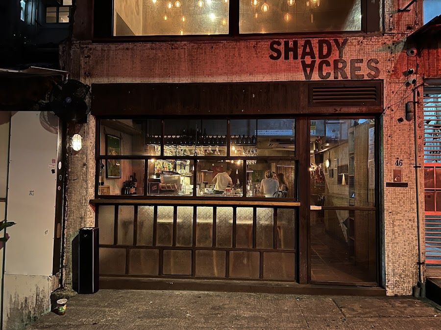 Shady Acres cocktail at the bar