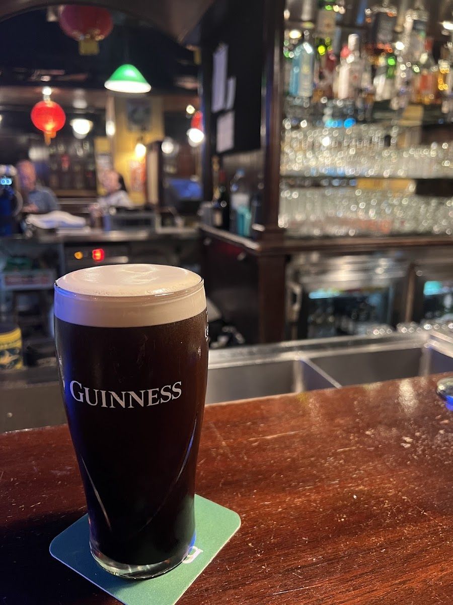 The Stone's Irish Pub cocktail at the bar
