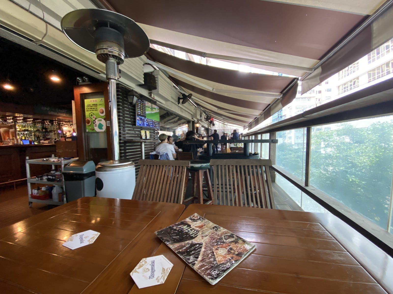 Trafalgar Sports Bar Hong Kong bar interior