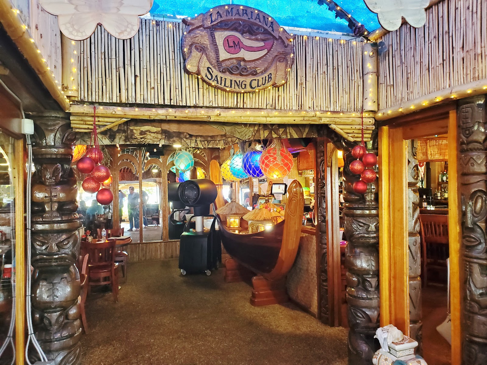 La Mariana Sailing Club Honolulu bar interior