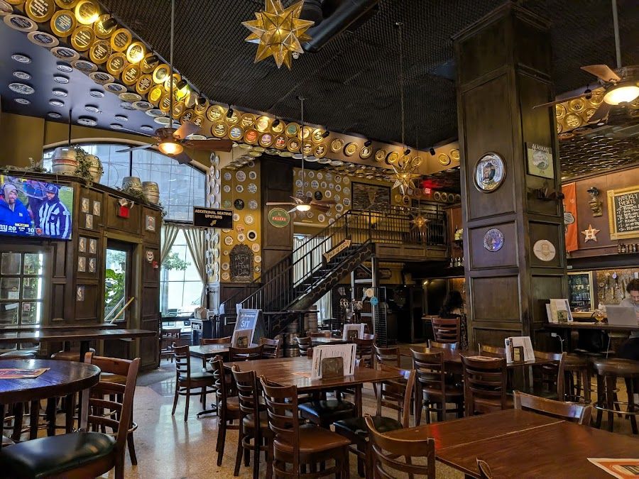 Flying Saucer Draught Emporium cocktail at the bar