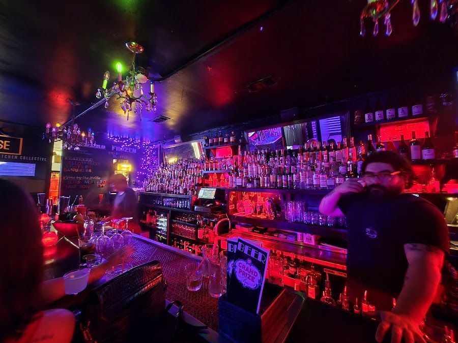 Grand Prize Bar cocktail at the bar