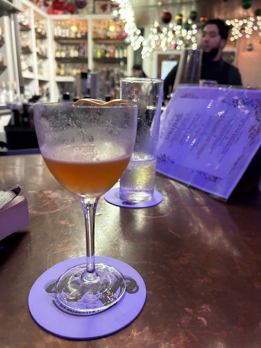 Julep cocktail at the bar