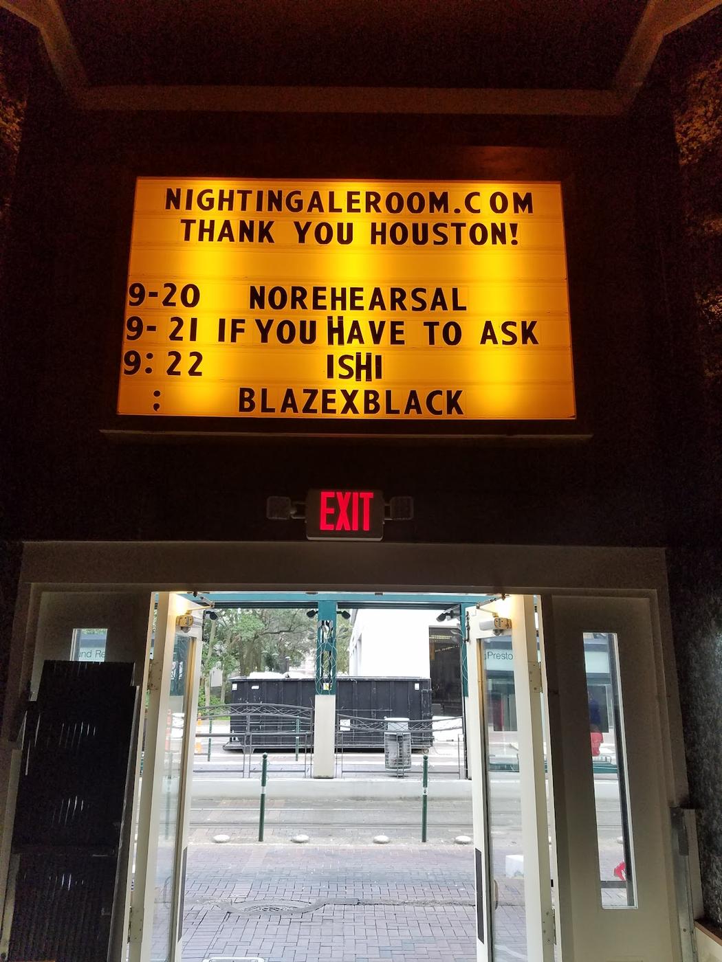 The Nightingale Room, Houston