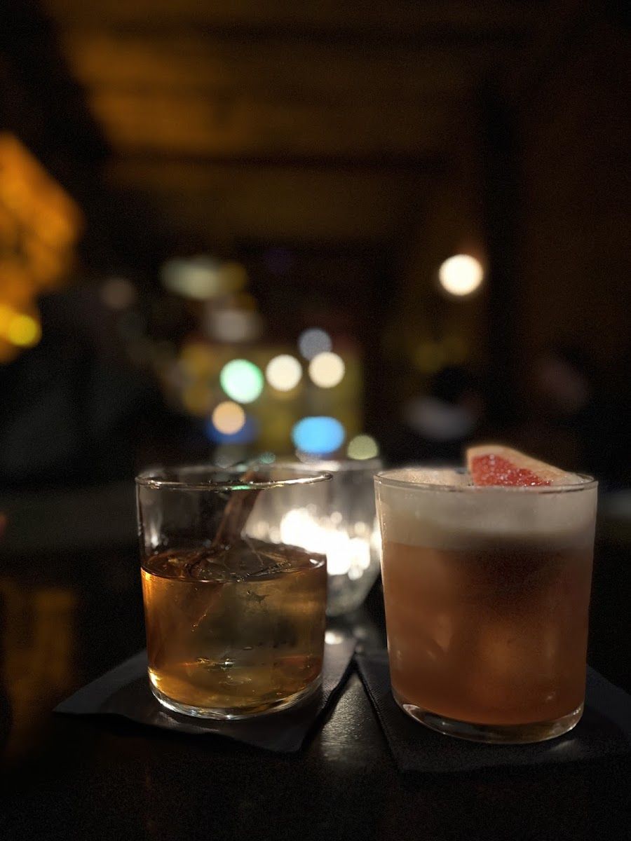 Koy Bar cocktail at the bar