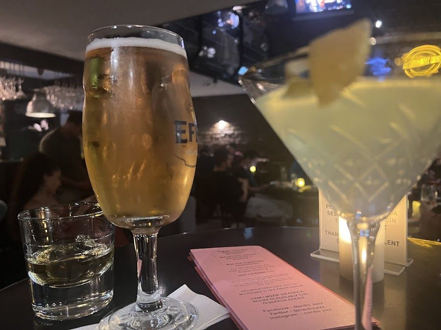 Nardis Jazz Club cocktail at the bar