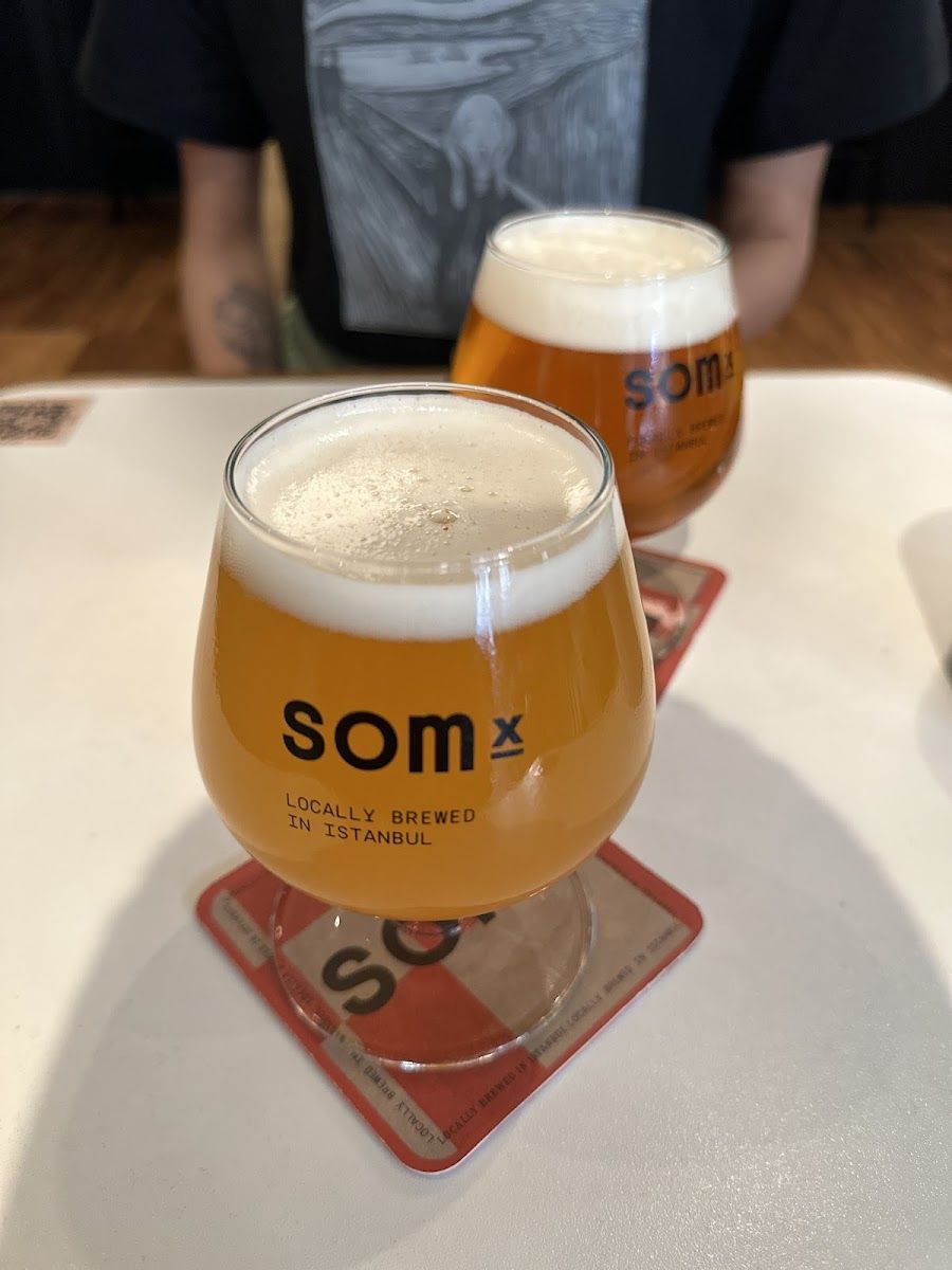 TAP Cervecero Craft Beer cocktail at the bar