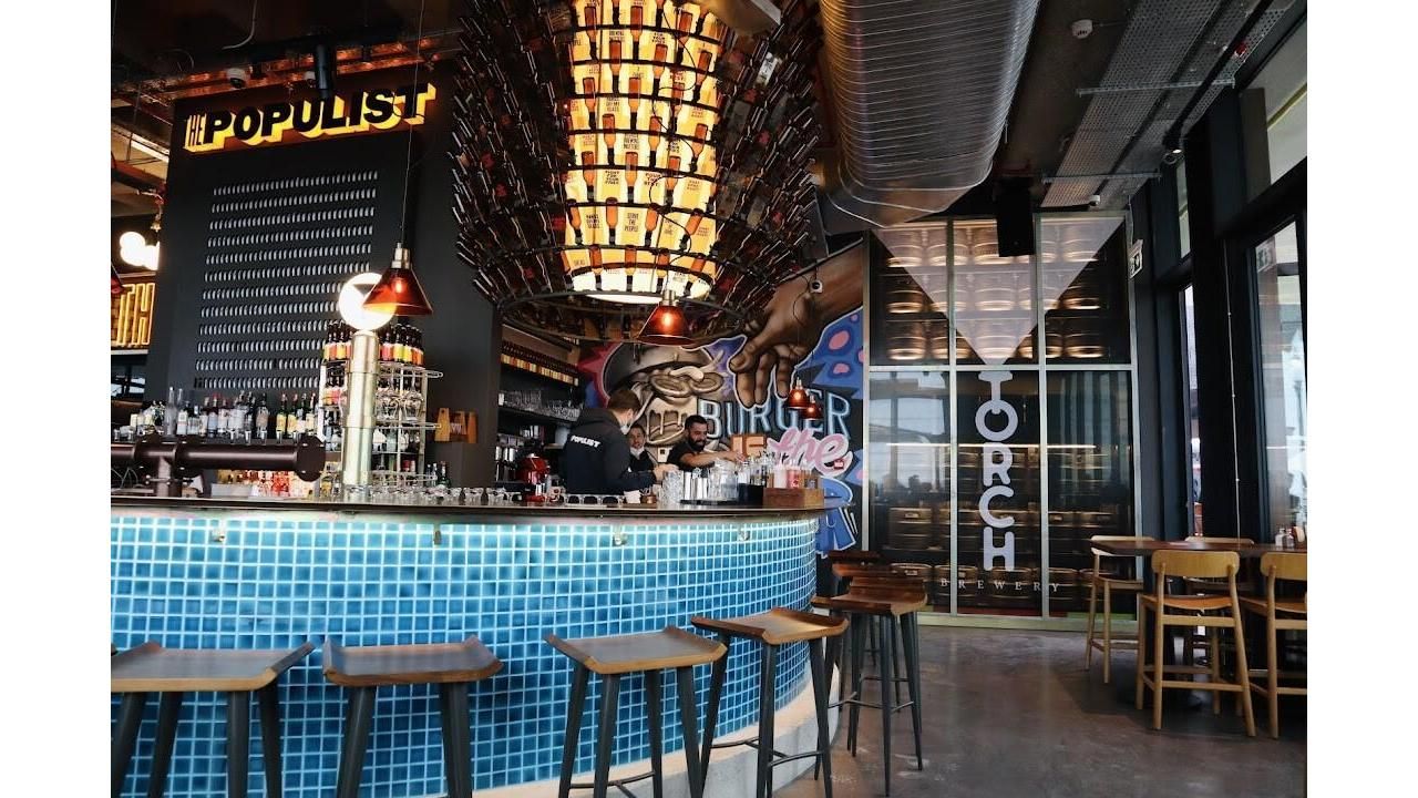 The Populist Istanbul bar interior