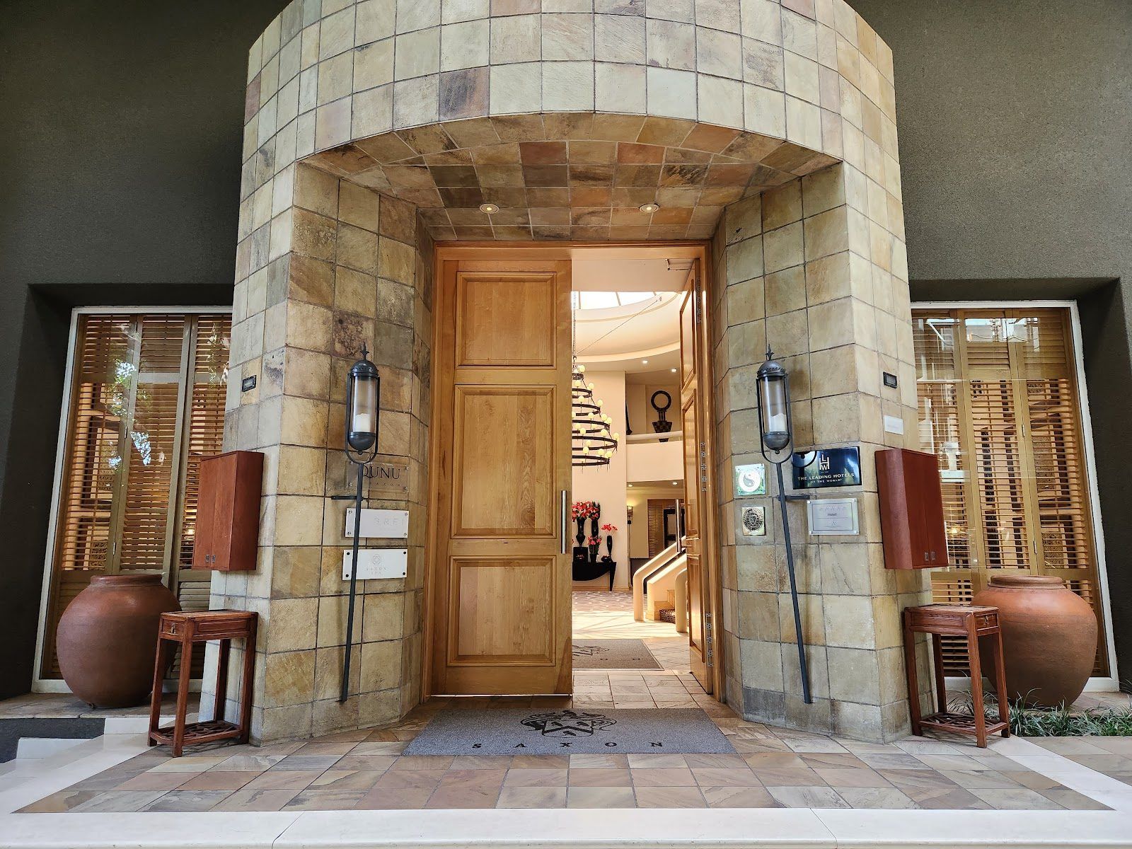 Luke Dale Roberts X The Saxon Johannesburg bar interior