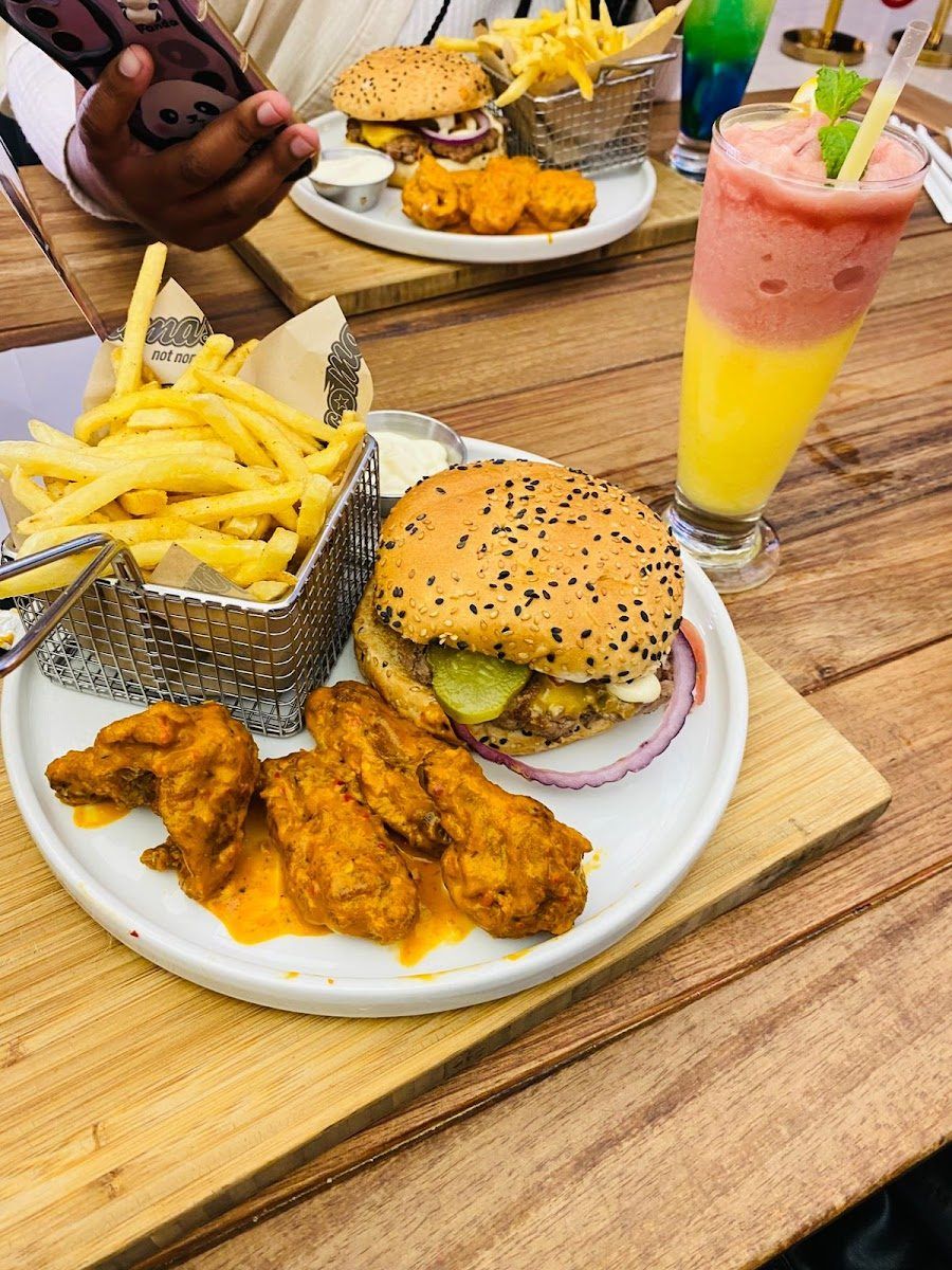 Rocomamas Bar Sandton cocktail at the bar