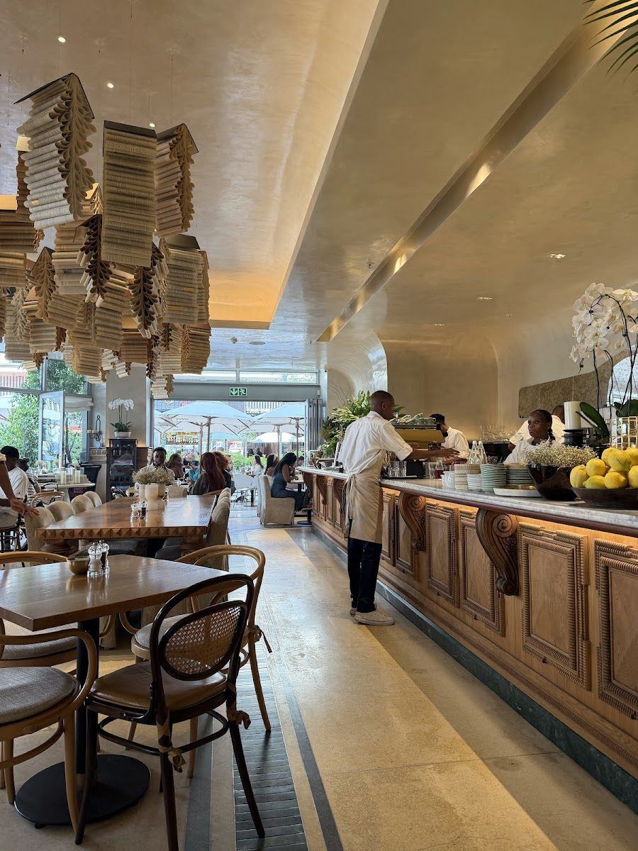 Tashas Rosebank Bar Johannesburg interior